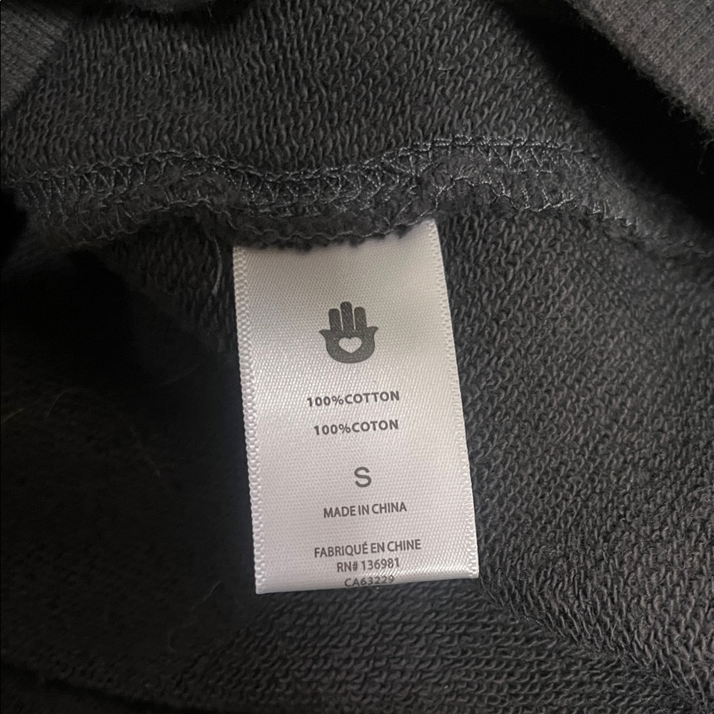 Spiritual Gangster Black Hoodie with White Lettering SZ S "AS IS" - Picture 7 of 7